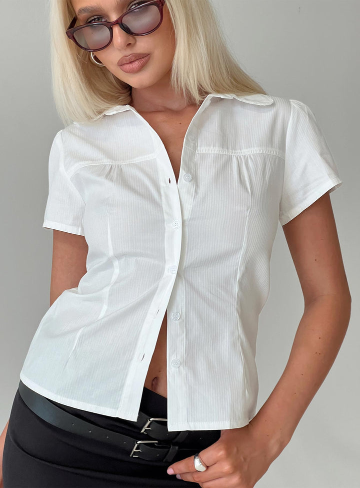 Reverie Top Weiß