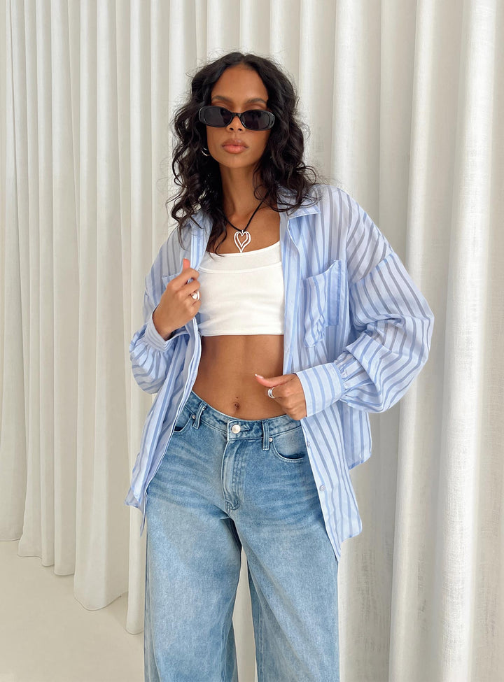Camicia Swindon blu