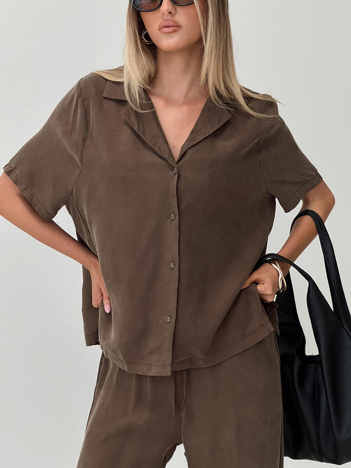 Camicia Tranquilis Marrone