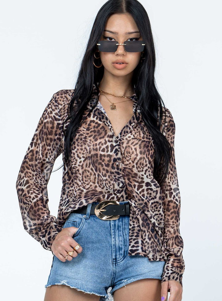 Hayden Shirt Leopard
