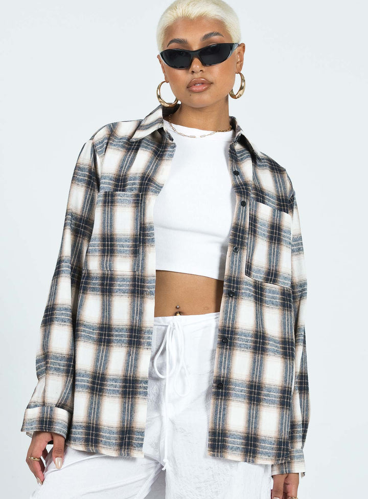 Malvern Shirt Grey Check