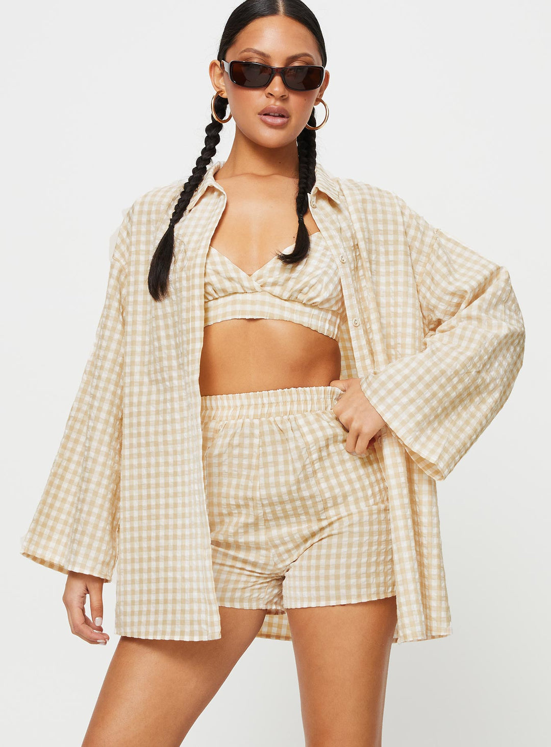 Lillia Set Beige / White