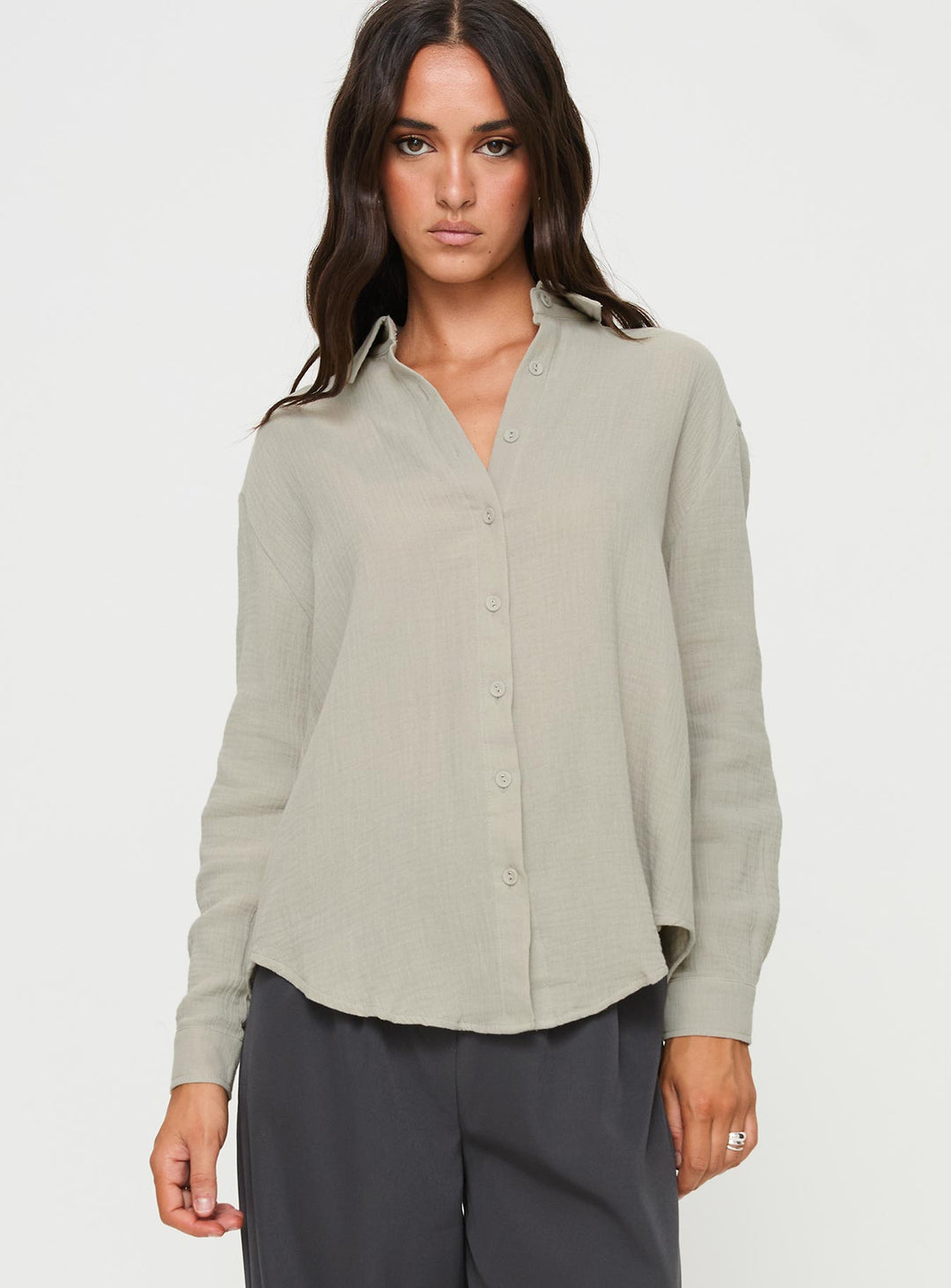 Mahalia Shirt Light Grey