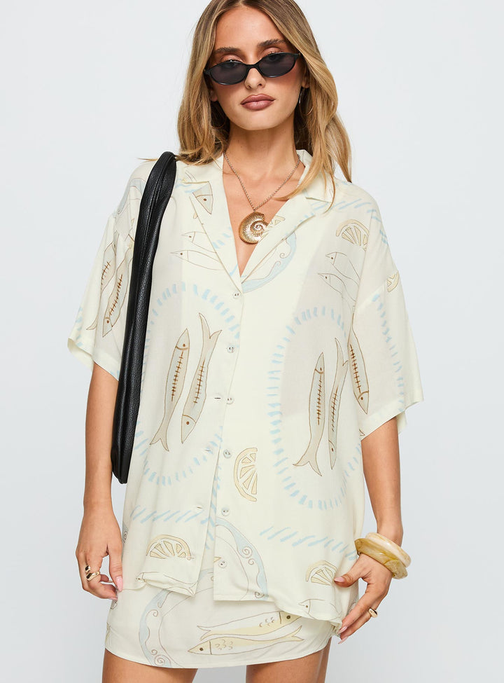 Camicia Caraliia Crema