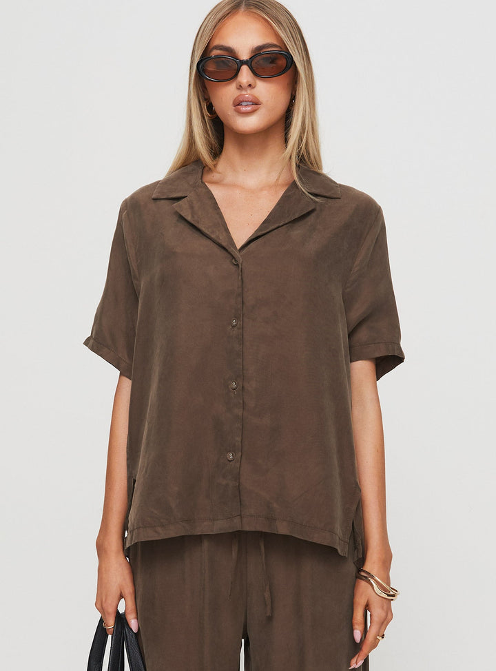Camicia Tranquilis Marrone