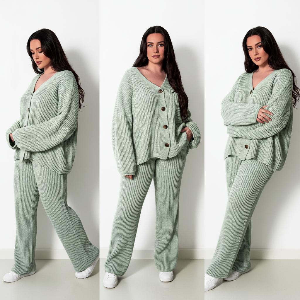 Completo a coste da donna: morbido, elegante e semplice 