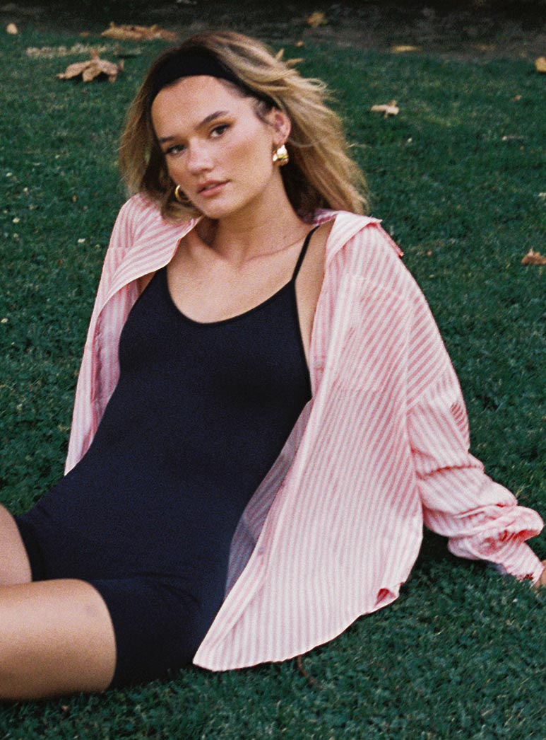 Camicia Swindon a righe rosa
