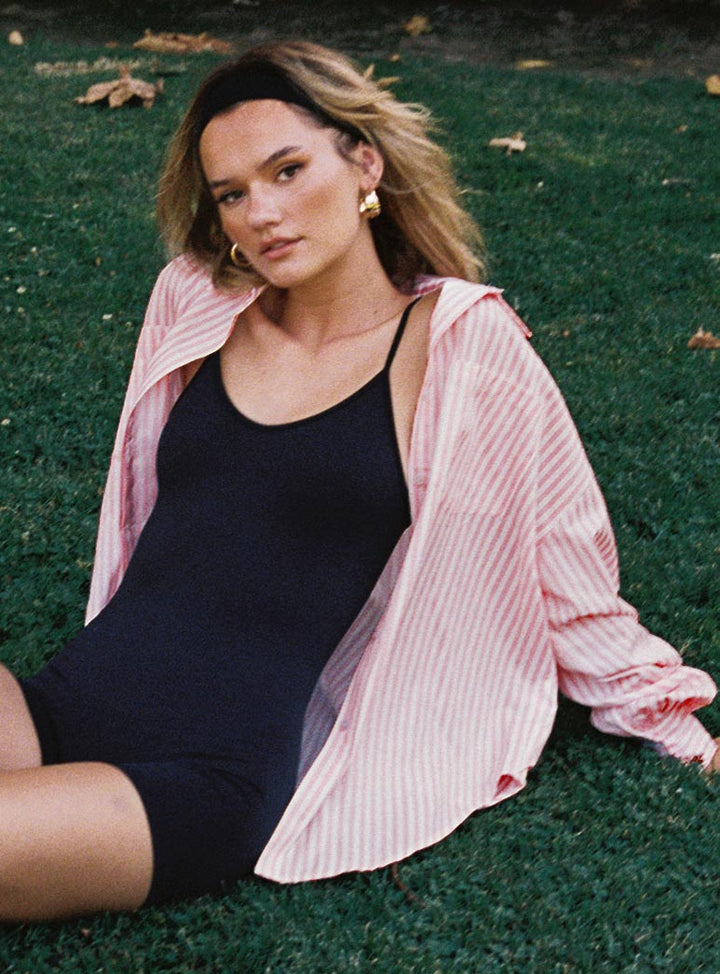 Camicia Swindon a righe rosa