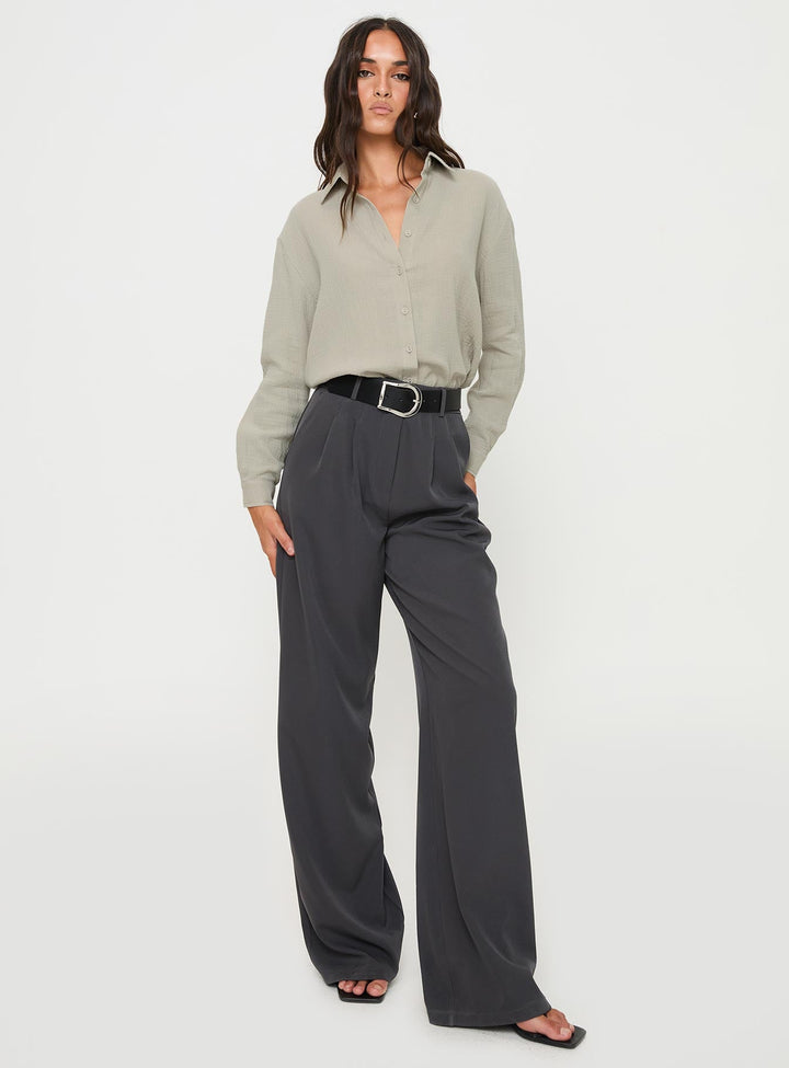 Mahalia Shirt Light Grey