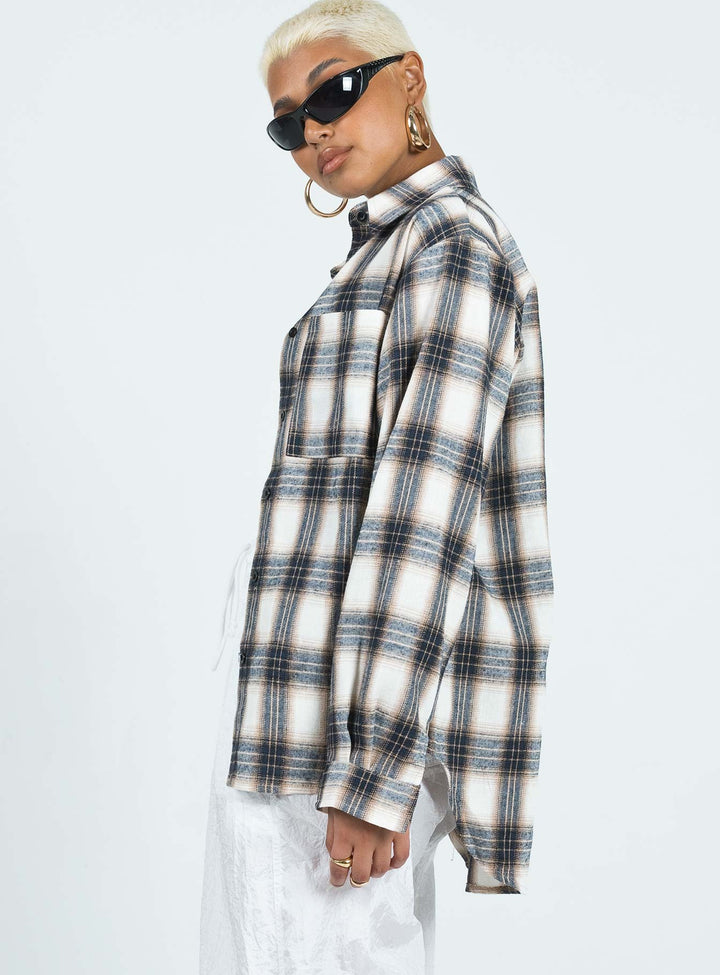 Malvern Shirt Grey Check