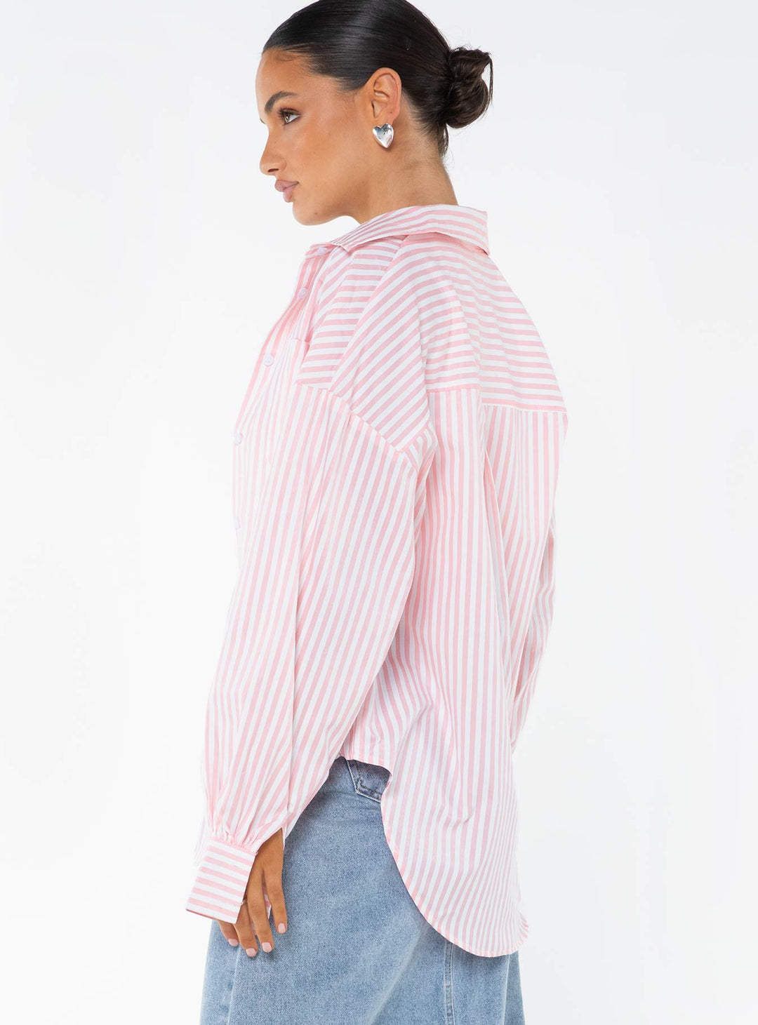 Camicia Swindon a righe rosa