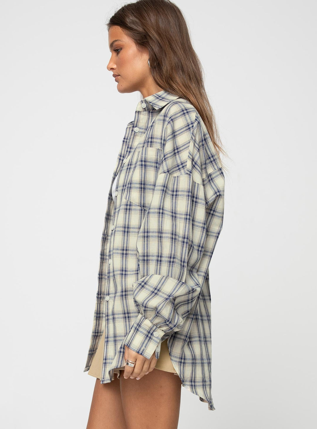 Lindford Shirt White / Blue