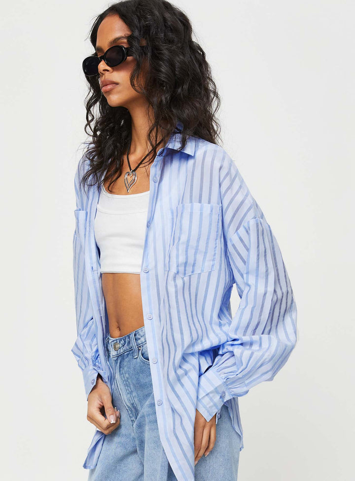 Camicia Swindon blu