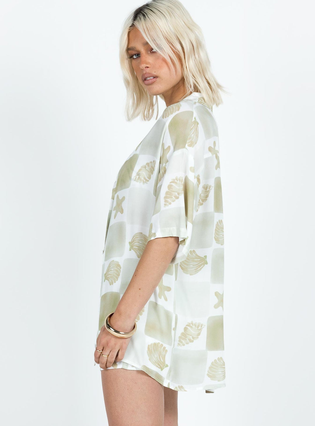 Camicia Caraliia verde
