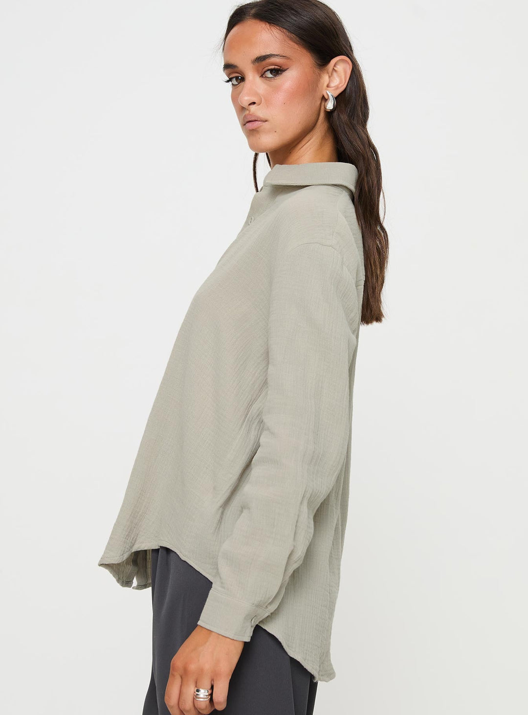 Mahalia Shirt Light Grey