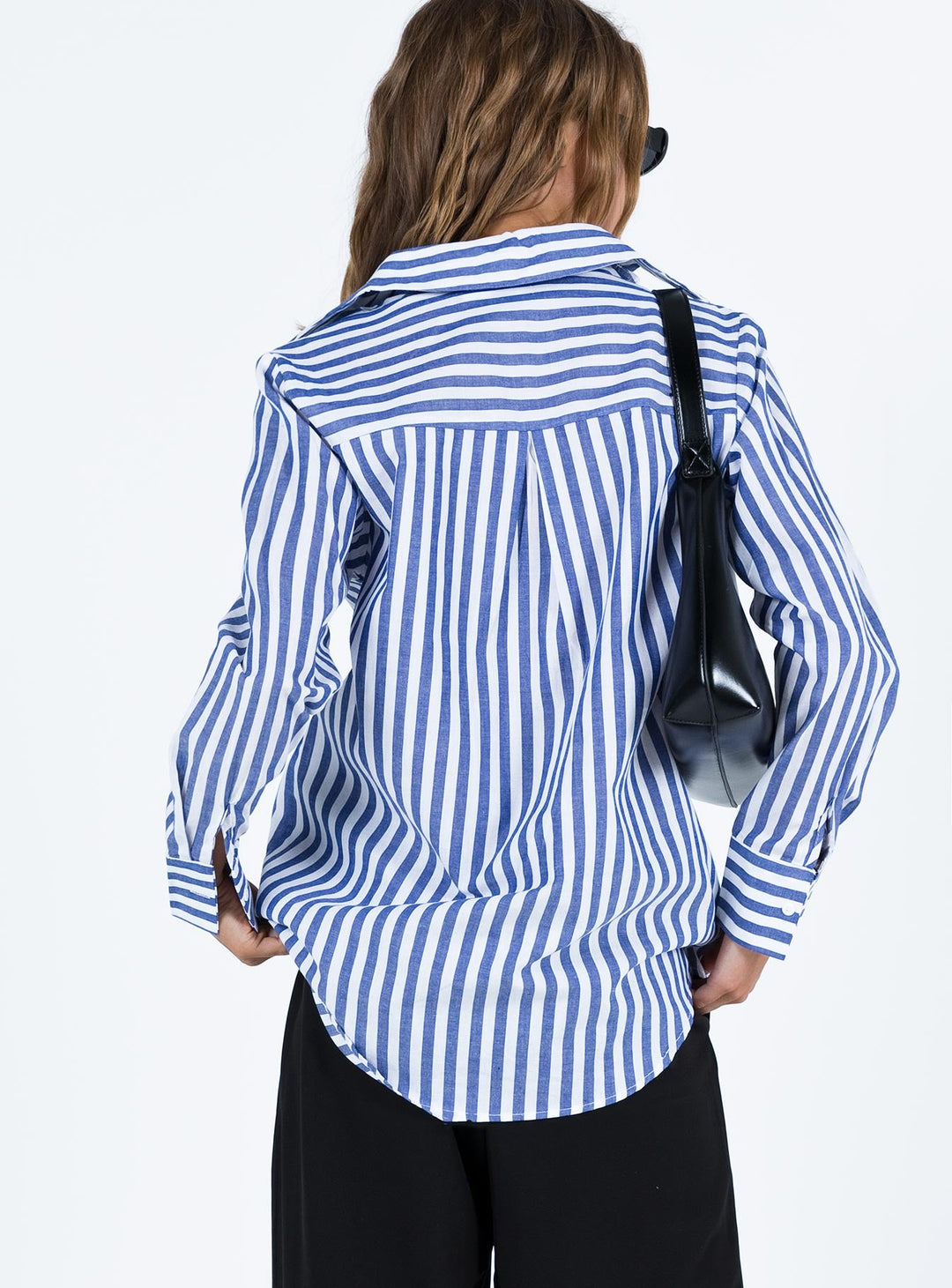 Camicia a righe Shaylan blu