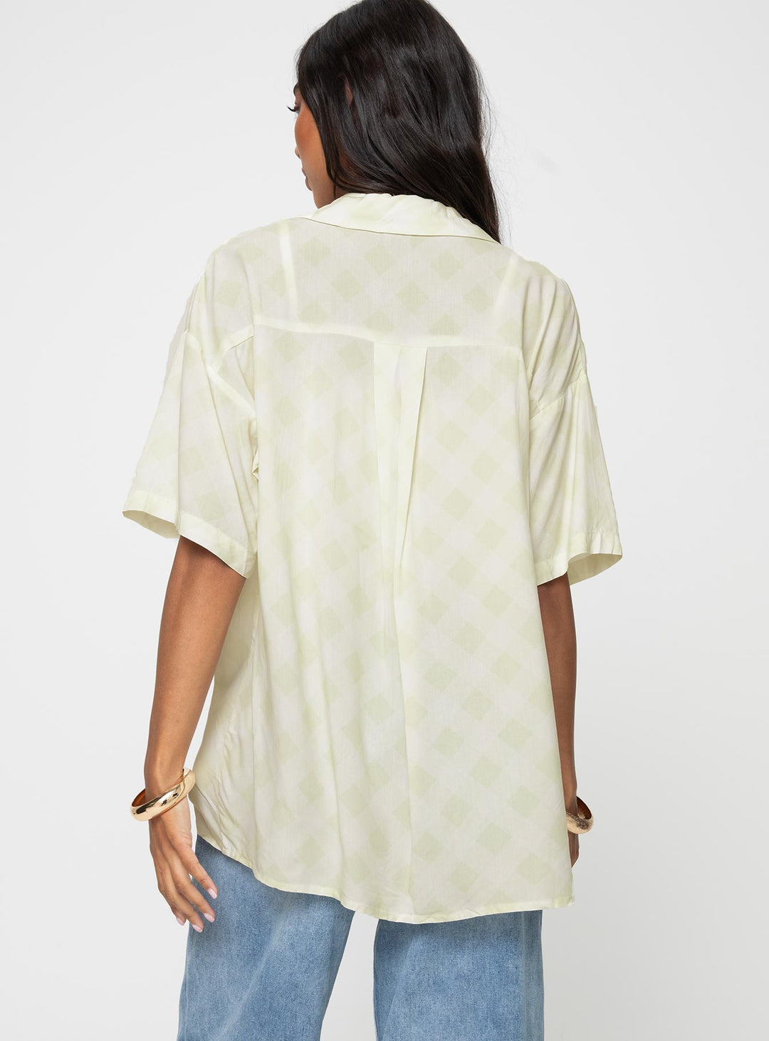 Camicia Caraliia a quadri verdi