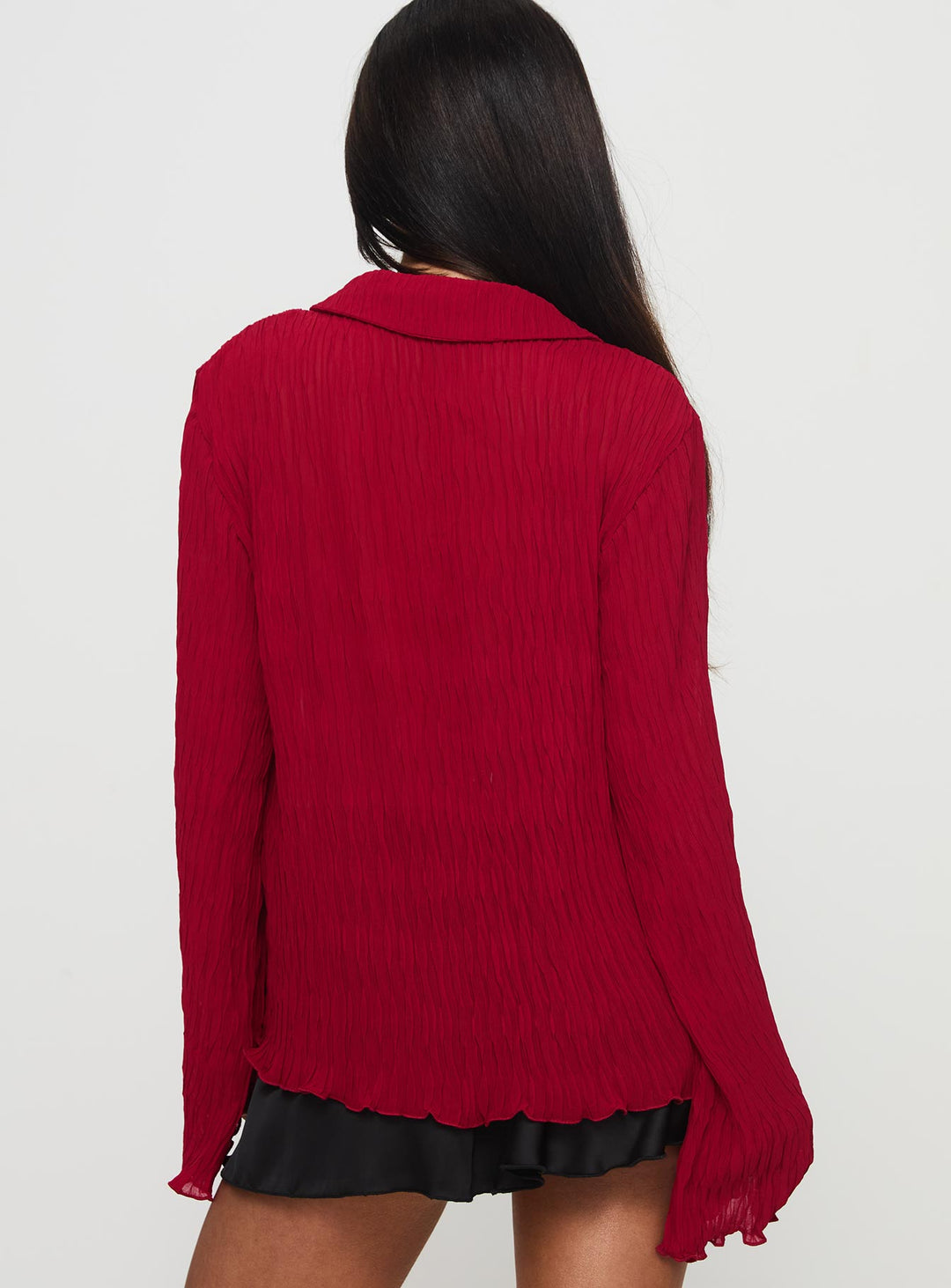 Camicia Selma Borgogna