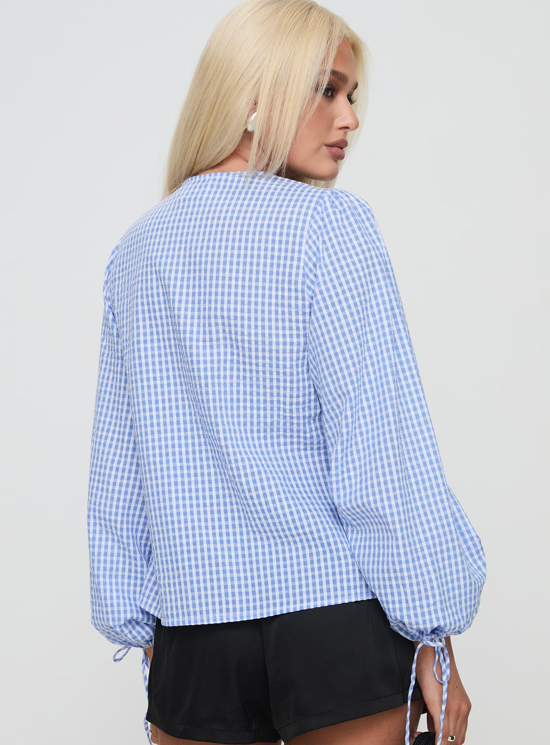 Top scorrevole blu