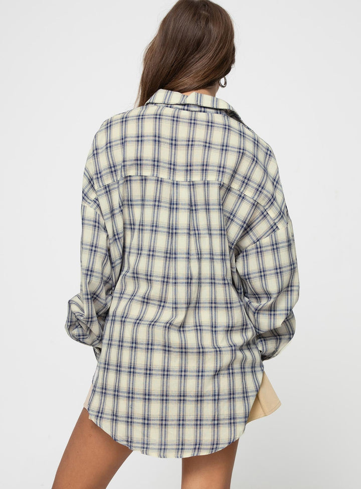 Lindford Shirt White / Blue