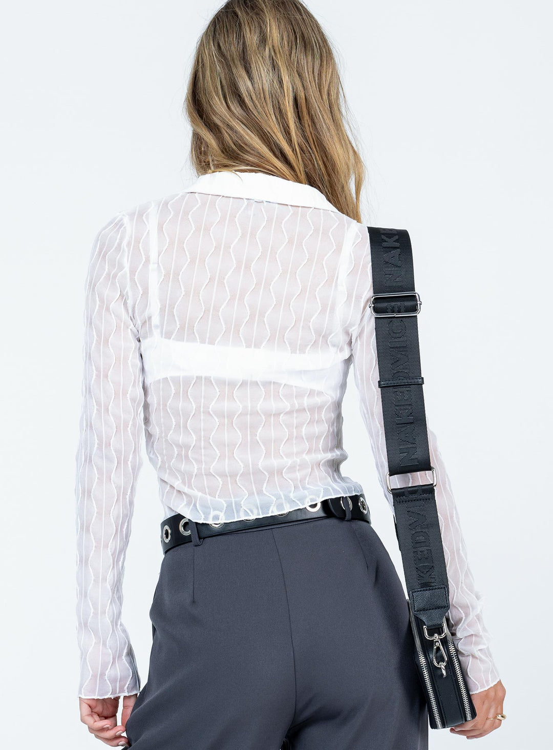 Maeve Long Sleeve Top White