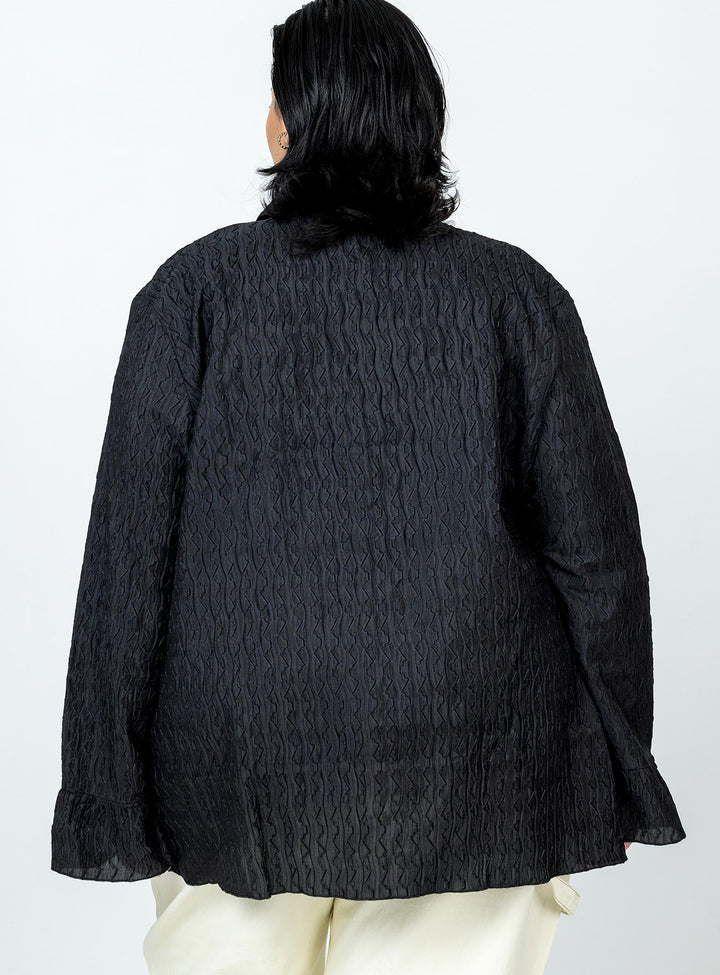 Chrisley Shirt Black Curve