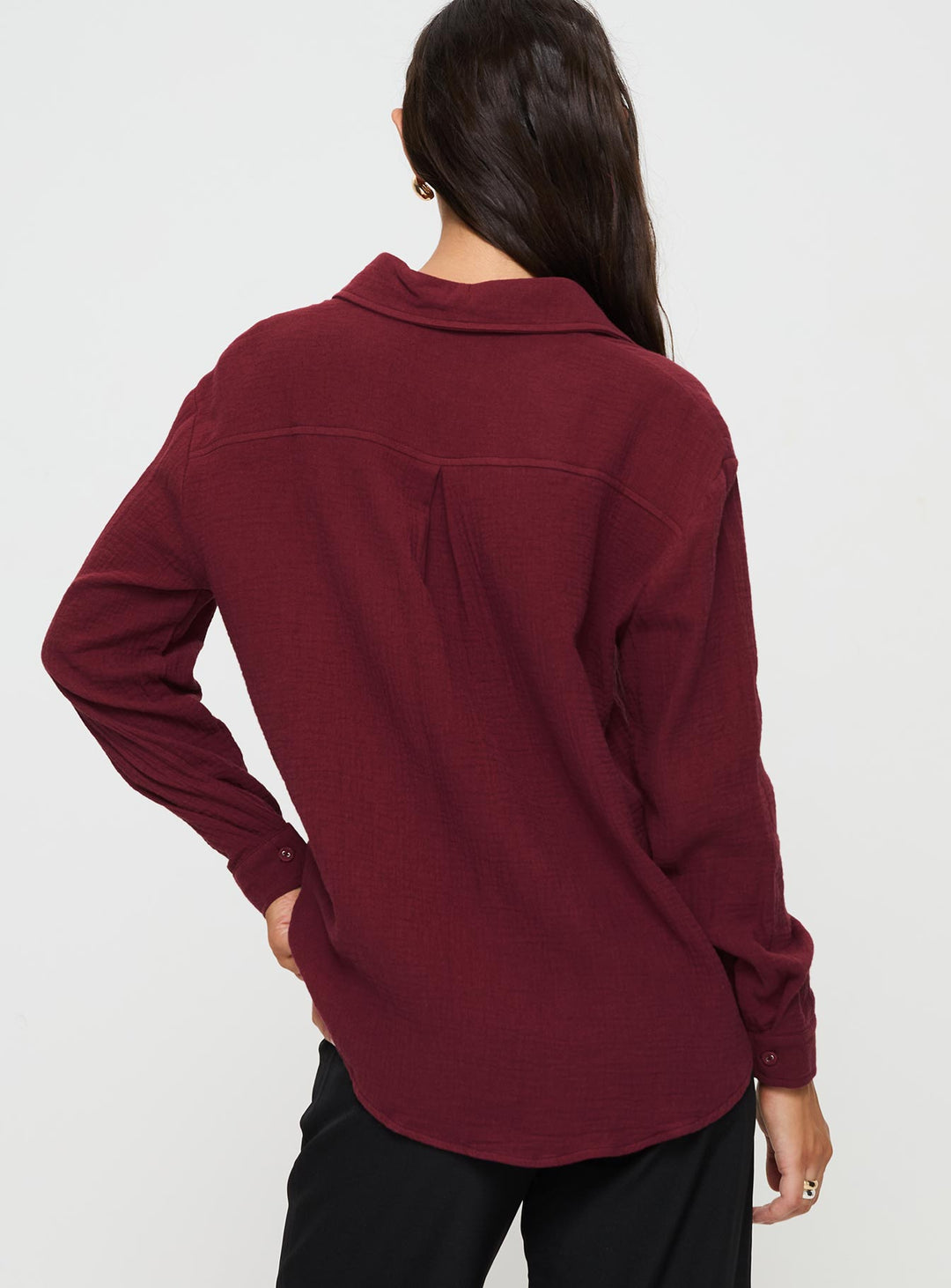 Mahalia Shirt Burgundy