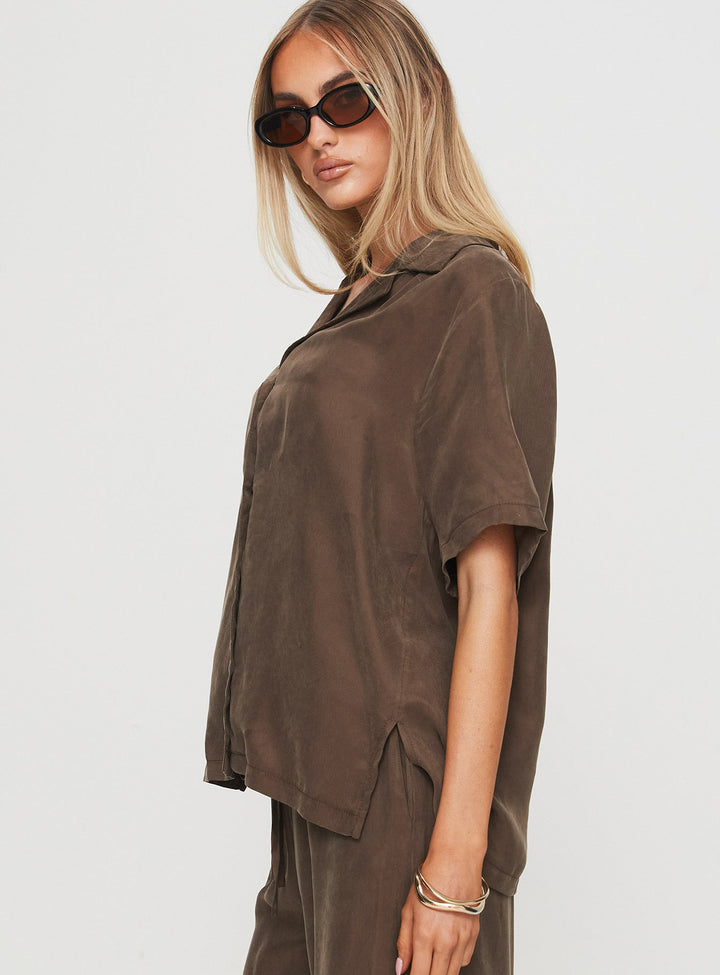 Camicia Tranquilis Marrone