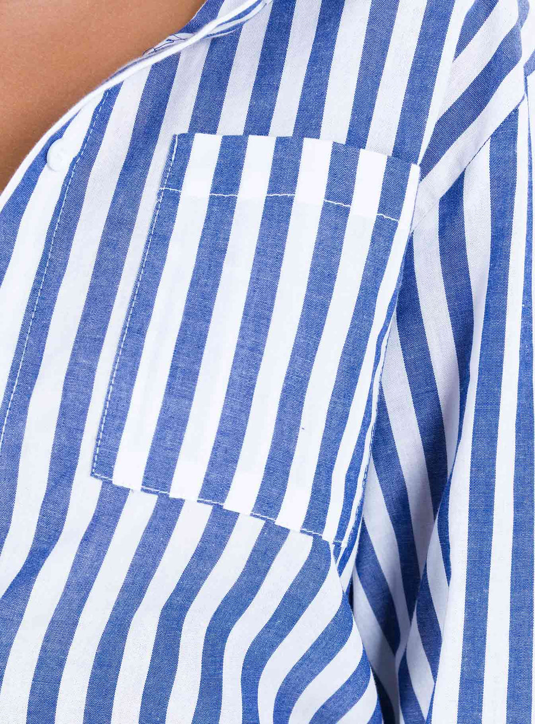 Camicia a righe Shaylan blu
