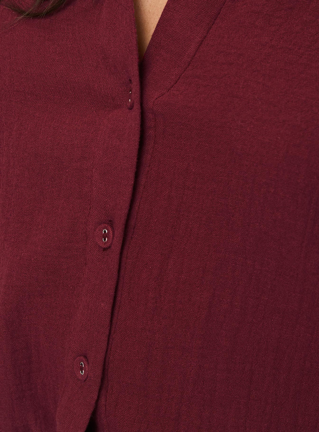 Mahalia Shirt Burgundy