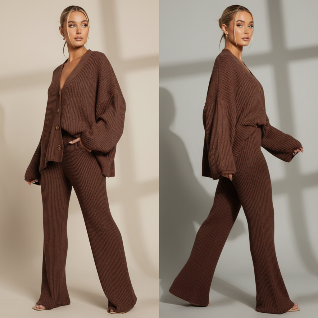 Completo a coste da donna: morbido, elegante e semplice 