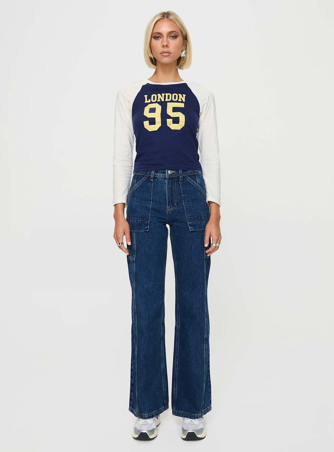 London 95 Long Sleeve Top Navy
