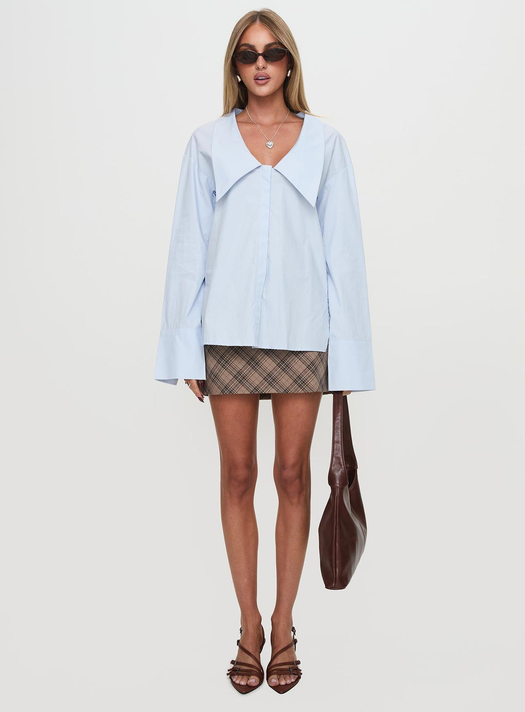 Camicia Calistoga Deep Collar Blu