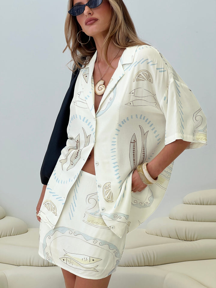 Camicia Caraliia Crema