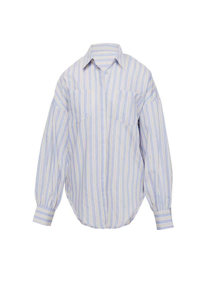 Camicia Santiaga Beige / Blu